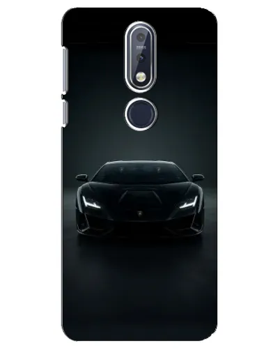 Чехол для Nokia 7.1 (2018) с картинкой «Черный Lamborghini Aventador» Чехол для Nokia 7.1 (2018) с картинкой «Черный Lamborghini Aventador»