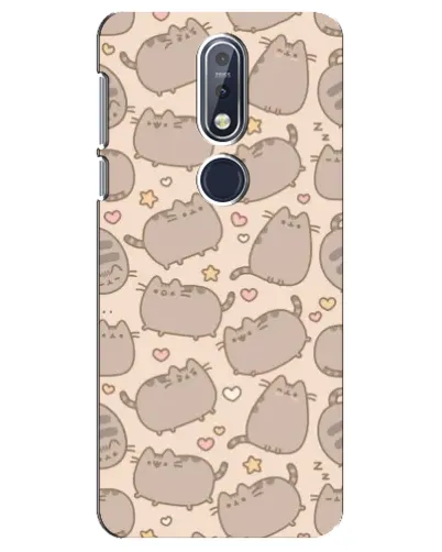 Чехол для Nokia 7.1 (2018) с картинкой «Маленькие Пушины» Чехол для Nokia 7.1 (2018) с картинкой «Маленькие Пушины»