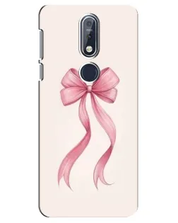 Чохол для Nokia 7.1 (2018) з картинкою «Рожевий бант»