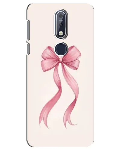 Чохол для Nokia 7.1 (2018) з картинкою «Рожевий бант»