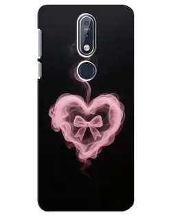 Чохол для Nokia 7.1 (2018) з картинкою «Димчасте серце»