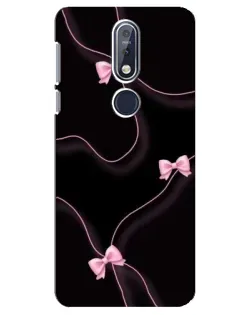 Чохол для Nokia 7.1 (2018) з картинкою «Рожеві стрічки»