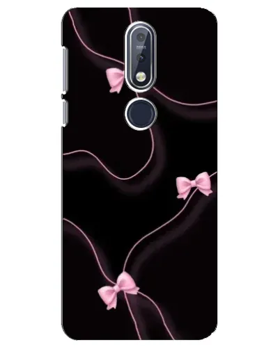 Чохол для Nokia 7.1 (2018) з картинкою «Рожеві стрічки»