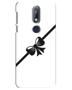 Чохол для Nokia 7.1 (2018) з картинкою «Діагональний бант»
