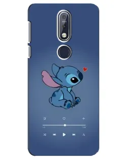 Чехол для Nokia 7.1 (2018) с картинкой «Музыкальный Stitch» Чехол для Nokia 7.1 (2018) с картинкой «Музыкальный Stitch»