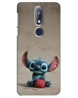 Чехол для Nokia 7.1 (2018) с картинкой «Стич на коричневом фоне» Чехол для Nokia 7.1 (2018) с картинкой «Стич на коричневом фоне»