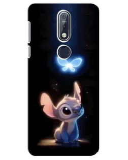 Чехол для Nokia 7.1 (2018) с картинкой «Сияющий Стич» Чехол для Nokia 7.1 (2018) с картинкой «Сияющий Стич»