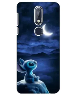 Чехол для Nokia 7.1 (2018) с картинкой «Лунная ночь Стича» Чехол для Nokia 7.1 (2018) с картинкой «Лунная ночь Стича»