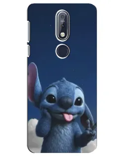 Чехол для Nokia 7.1 (2018) с картинкой «Стич в облаках» Чехол для Nokia 7.1 (2018) с картинкой «Стич в облаках»