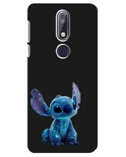Чехол для Nokia 7.1 (2018) с картинкой «Стич на черном» Чехол для Nokia 7.1 (2018) с картинкой «Стич на черном»