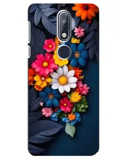 Чохол для Nokia 7.1 (2018) з картинкою «Квіткова феєрія»