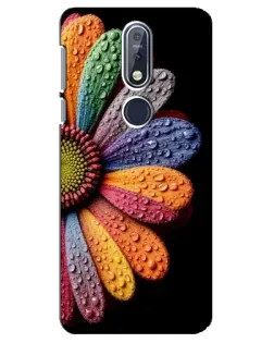 Чохол для Nokia 7.1 (2018) з картинкою «Райдужна квітка»