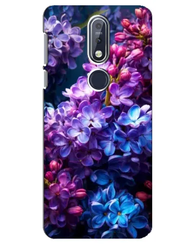 Чехол для Nokia 7.1 (2018) с картинкой «Сиреневый цвет»