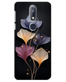 Чохол для Nokia 7.1 (2018) з картинкою «Лілові квіти грації»