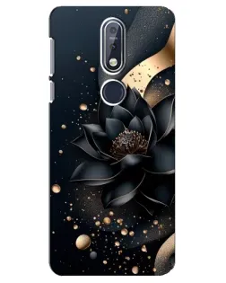 Чохол для Nokia 7.1 (2018) з картинкою «Чорний лотос»