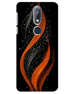 Чохол для Nokia 7.1 (2018) з картинкою «Вогняна зоряна хвиля»