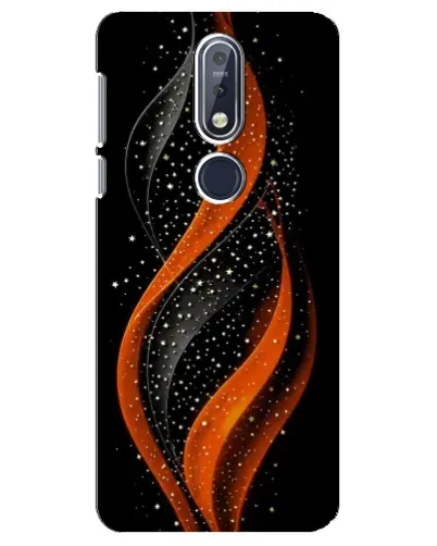 Чохол для Nokia 7.1 (2018) з картинкою «Вогняна зоряна хвиля»