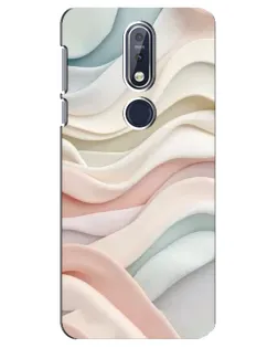 Чохол для Nokia 7.1 (2018) з картинкою «Пастельні ніжні хвилі» Чохол для Nokia 7.1 (2018) з картинкою «Пастельні ніжні хвилі»