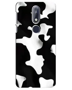 Чохол для Nokia 7.1 (2018) з картинкою «Чорно-біла пляма» Чохол для Nokia 7.1 (2018) з картинкою «Чорно-біла пляма»