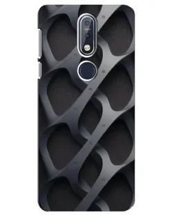 Чохол для Nokia 7.1 (2018) з картинкою «Об'ємне сіре плетіння» Чохол для Nokia 7.1 (2018) з картинкою «Об'ємне сіре плетіння»