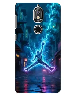 Чохол для Nokia 7 з картинкою «Jordan Gold Jumpman»