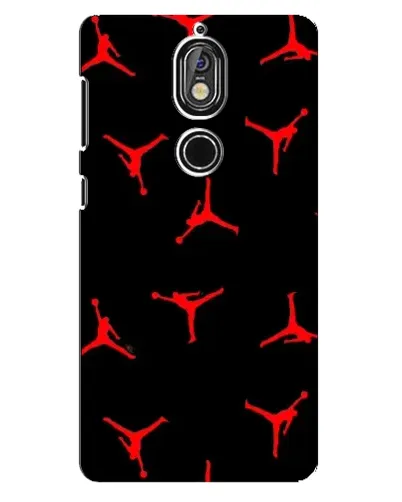 Чохол для Nokia 7 з картинкою «Jordan Red Pattern» Чохол для Nokia 7 з картинкою «Jordan Red Pattern»