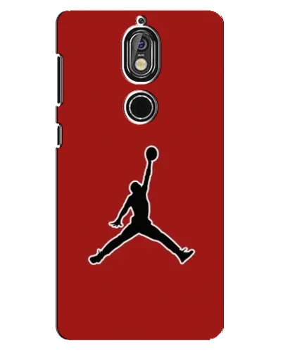 Чохол для Nokia 7 з картинкою «Jordan Red Back» Чохол для Nokia 7 з картинкою «Jordan Red Back»
