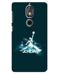 Чохол для Nokia 7 з картинкою «Jordan Blue Fire»