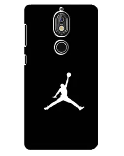 Чохол для Nokia 7 з картинкою «Jordan Silhouette»