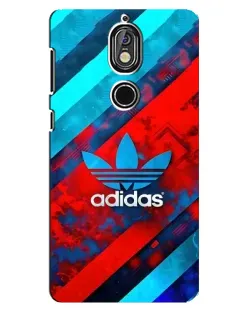 Чехол для Nokia 7 с картинкой «Абстракция Adidas»