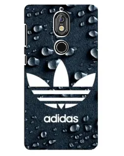 Чехол для Nokia 7 с картинкой «Adidas Trefoil Blue»