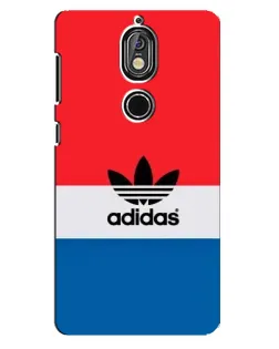Чохол для Nokia 7 з картинкою «Ретро блоки Adidas»
