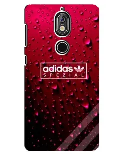 Чохол для Nokia 7 з картинкою «Adidas Gold Marble»