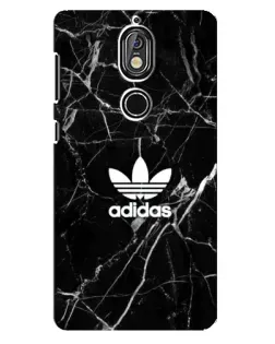 Чохол для Nokia 7 з картинкою «Білий мармур Adidas»