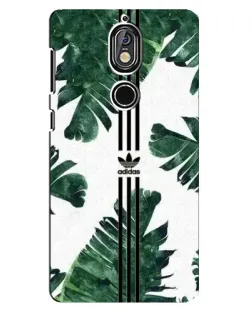 Чохол для Nokia 7 з картинкою «Пальмове листя адідас»