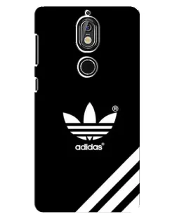 Чохол для Nokia 7 з картинкою «Adidas з діагональними смугами»