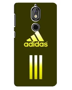 Чохол для Nokia 7 з картинкою «Оливковий градієнт Adidas»