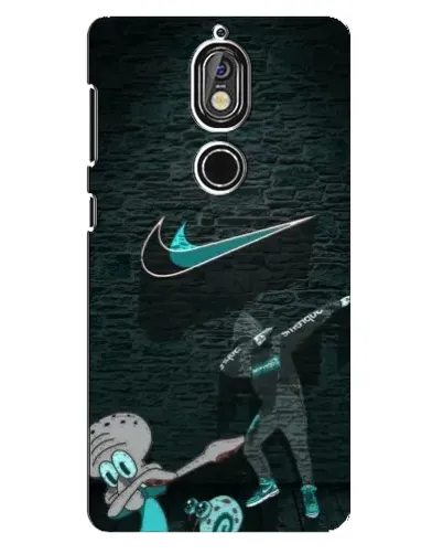 Чохол для Nokia 7 з картинкою «Спортивний арт Nike»