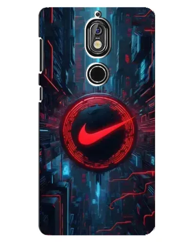 Чохол для Nokia 7 з картинкою «Техногенний стиль Nike»