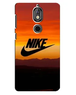 Чохол для Nokia 7 з картинкою «Nike — вечірній горизонт»