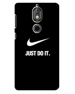 Чохол для Nokia 7 з картинкою «Класичний принт Nike»