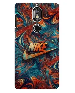Чохол для Nokia 7 з картинкою «Nike в абстракції»