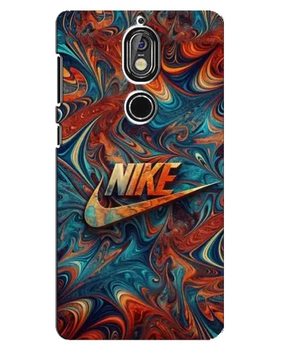 Чохол для Nokia 7 з картинкою «Nike в абстракції»