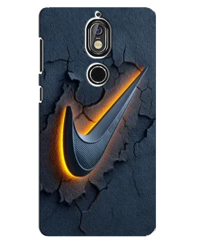 Чохол для Nokia 7 з картинкою «Об'ємний логотип Найк»