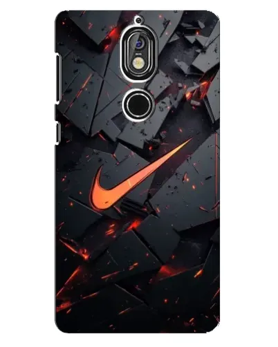 Чохол для Nokia 7 з картинкою «Nike — ефект розломів»