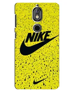 Чохол для Nokia 7 з картинкою «Жовтий текстурний Nike»