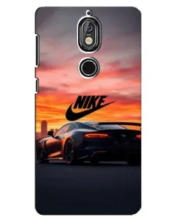 Чохол для Nokia 7 з картинкою «Nike та суперкар»