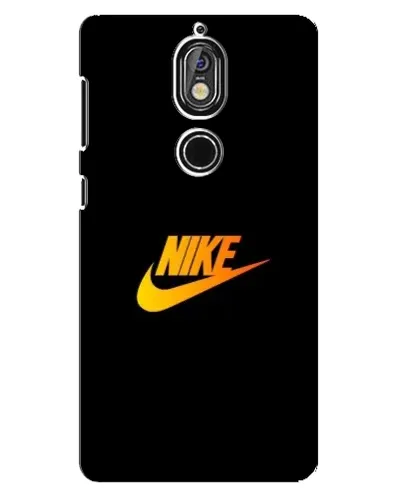 Чохол для Nokia 7 з картинкою «Золотий логотип Nike»