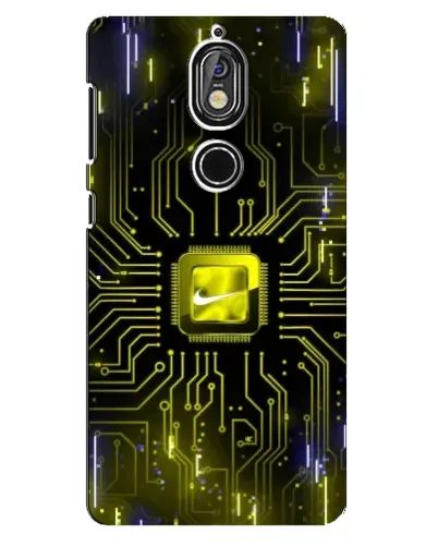 Чохол для Nokia 7 з картинкою «Nike — золота іскра»