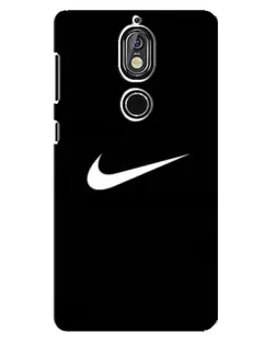 Чехол для Nokia 7 с картинкой «Минималистический Найк»